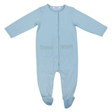 Mayoral Aqua Blue Embroidered Sleepsuit