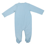 Mayoral Aqua Blue Embroidered Sleepsuit