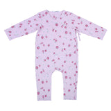 Mayoral Pink Cotton Fruit Print Romper