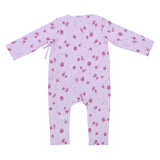 Mayoral Pink Cotton Fruit Print Romper