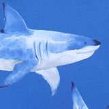 Mayoral Blue Shark Printed T-Shirt