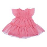 Mayoral Pink Plumeti Tulle Dress