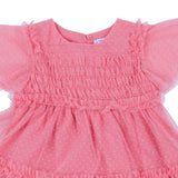 Mayoral Pink Plumeti Tulle Dress