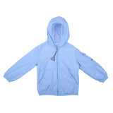 Moncler Light Blue Hooded Windbreaker