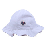 Moncler Reversible Pink & White Striped Sun Hat