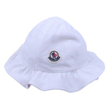 Moncler Reversible Pink & White Striped Sun Hat