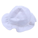 Moncler Reversible Pink & White Striped Sun Hat