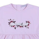 Moncler Pink Floral Logo Dress