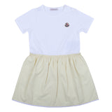 Moncler White Logo Patch Colorblock Jersey