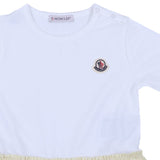 Moncler White Logo Patch Colorblock Jersey