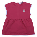 Moncler Pink Braided-Trim Cotton Blend Set