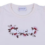 Moncler Pink Graphic-Print Cotton T-Shirt