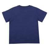 Moncler White Floral Logo Print Cotton Blend T-Shirt