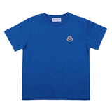 Moncler White Logo-Patch Cotton T-Shirt
