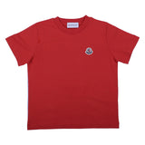 Moncler White Logo-Patch Cotton T-Shirt