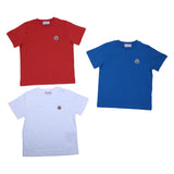 Moncler White Logo-Patch Cotton T-Shirt