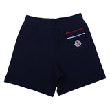 Moncler Navy Cotton Shorts
