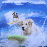 Molo Blue Surf Dog Print T-Shirt