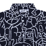 Molo Black Doodle Print Shirt