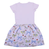 Molo Peach Butterfly & Bow Dress