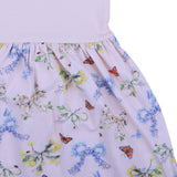 Molo Peach Butterfly & Bow Dress