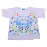 Molo Peach Floral Butterfly T-Shirt