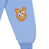 Molo Blue Applique-Details Drawstring Trousers