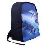 Molo Blue Prehistoric Dinosaur Backpack