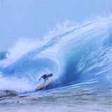 Molo Blue Wave Surf Print Organic Cotton T-Shirt