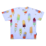 Molo White Popsicle Print T-Shirt