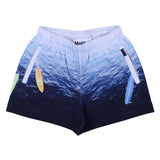 Molo Multicolor Ocean Surfboard Print Shorts