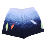 Molo Multicolor Ocean Surfboard Print Shorts