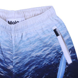 Molo Multicolor Ocean Surfboard Print Shorts
