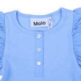Molo Blue Puff Sleeve Top