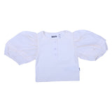 Molo Off-White Puff Sleeve Top