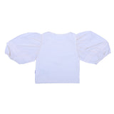 Molo Off-White Puff Sleeve Top