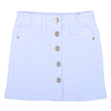 Molo White Denim Skirt