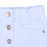 Molo White Denim Skirt
