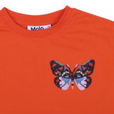 Molo Orange Butterfly T-Shirt