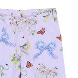 Molo Multicolor Floral Bow Organic Cotton Leggings