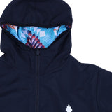 County Black Reversible Hooded Windbreaker