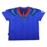 County Blue Soccer T-Shirt With Wing Print