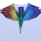 County White Rainbow Wings Graphic T-Shirt