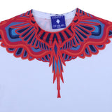 County White Psychedelic Wings Graphic T-Shirt