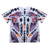 County White T-Shirt With Eagle Print
