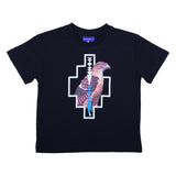 County Black Eagle Cross Graphic T-Shirt