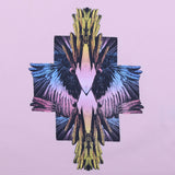 County Pink Geometric Wings Graphic T-Shirt