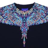 County Black Cropped Confetti Wings T-Shirt