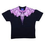 County Black Purple Feather Wings T-Shirt