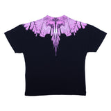 County Black Purple Feather Wings T-Shirt
